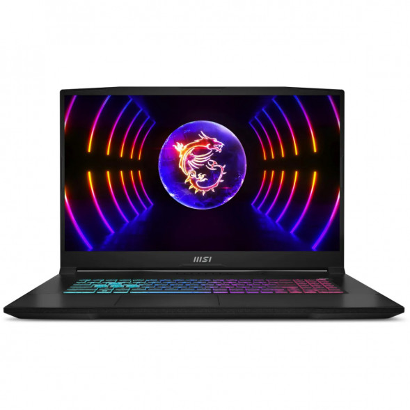 Ноутбук MSI Katana 17 B13VEK-1624XRUY (17.3&amp;quot;, IPS, Intel Core i5 13420H 2.1ГГц, 8 ядер, 16ГБ DDR5, 512ГБ SSD, NVIDIA GeForce RTX 4050 - 6 ГБ, без ОС), черный в Набережных Челнах