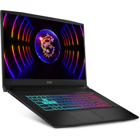 Ноутбук MSI Katana 17 B13VEK-1624XRUY (17.3&amp;quot;, IPS, Intel Core i5 13420H 2.1ГГц, 8 ядер, 16ГБ DDR5, 512ГБ SSD, NVIDIA GeForce RTX 4050 - 6 ГБ, без ОС), черный в Набережных Челнах