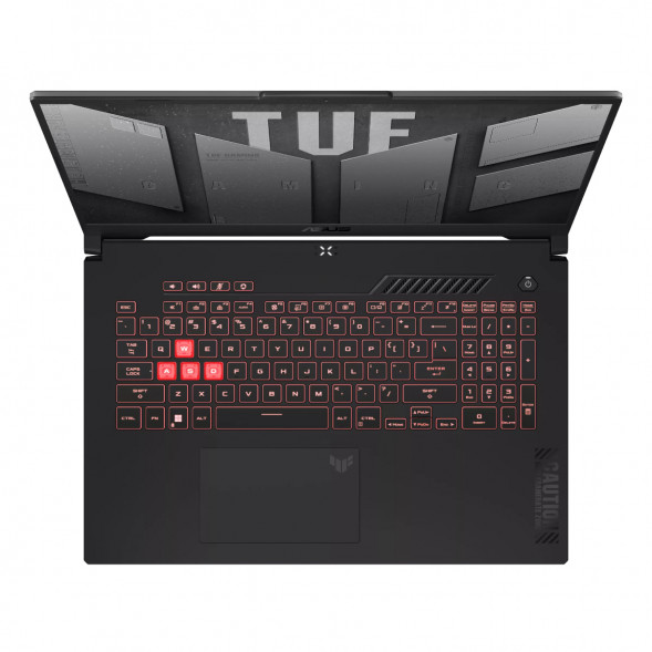Ноутбук ASUS TUF Gaming A17 FA707NUG-HX156 (17.3&amp;quot;, IPS, 6 ядер, AMD Ryzen 7 7445HS 3.2 ГГц, 16 ГБ DDR5, SSD 512 ГБ, NVIDIA GeForce RTX 4050 - 6 ГБ, без ОС), черный в Набережных Челнах
