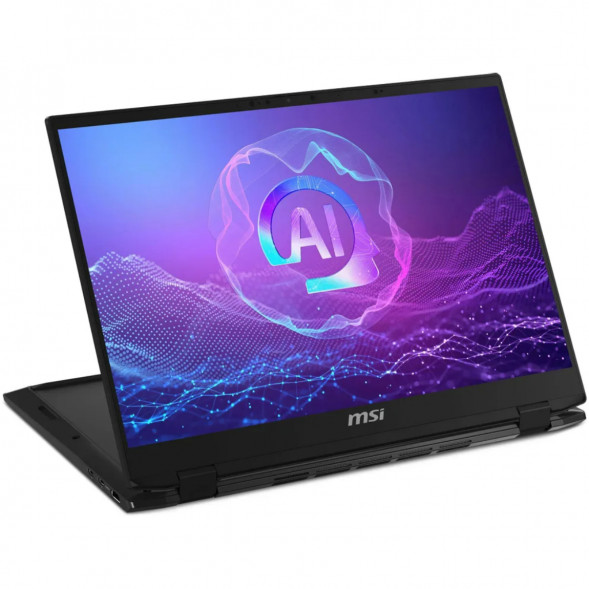 Ноутбук трансформер MSI Summit 16 AI Evo A2HMTG-057RU (16&amp;quot;, IPS, Intel Core Ultra 7 255H 2ГГц, 16 ядер, 16ГБ LPDDR5, 1ТБ SSD, Intel Arc 140T, Windows 11 Home), черный в Набережных Челнах